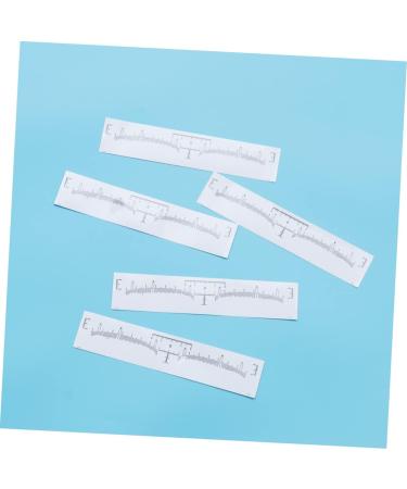SKISUNO Disposable Gauge 120pcs Brow Ruler Eyebrow Shaping Measure Makeup Stickers Tools Mini Measure Tool Caliper Disposable - Buy Online on GoSupps.com