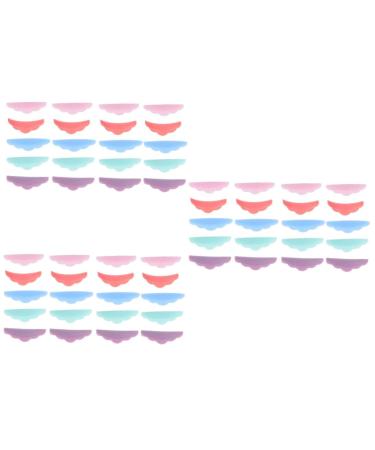 Balacoo 30 Pairs Grafting eyelash spacer perming eyelash pad eyelash curler refills pads eyelash perm pad eyelash permanent patches eyelash ironing pads replace Makeup Tools