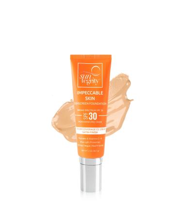 Suntegrity Impeccable Skin - Tinted Sunscreen  Broad Spectrum SPF 30 (Sand) - 2 oz