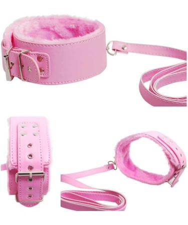 8Pcs Cute Pink Leather Bondage Set | Bed Restraints, Blindfolds, and More - Buy Online on GoSupps.com