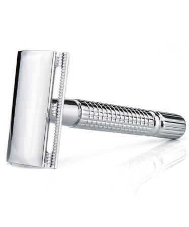 BAILI Classic Metal 3-Piece Double Edge Safety Razor - Platinum Blade for Wet Shaving Men and Women | BT131 - Buy Online on GoSupps.com