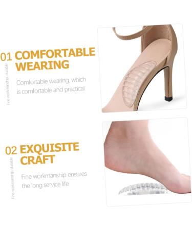 FOMIYES 20 Pairs Striped Arch Pads - Correction Gel Foot Supports & Non-Slip Shoe Inserts for Women - Ultimate Comfort & Arch Support - Buy Online on GoSupps.com