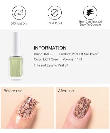 KADS Liquid Latex for Nails - 11ML Peel Off Nail Polish Barrier & Cuticle Guard - Buy Online on GoSupps.com