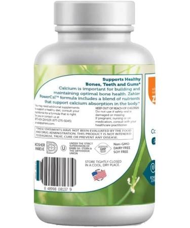 Zahler PowerCal 250mg 180 Tablets - Comprehensive Calcium Formula - Buy Online on GoSupps.com
