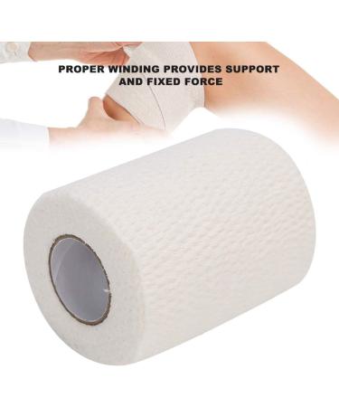 Buy White Athletic Sports Tape - Elastic Cotton Wrap for Athletes & Trainers | Protective Bandages & First Aid Tape (7.5cm*4.5m) - Fast International Shipping - Buy Online on GoSupps.com