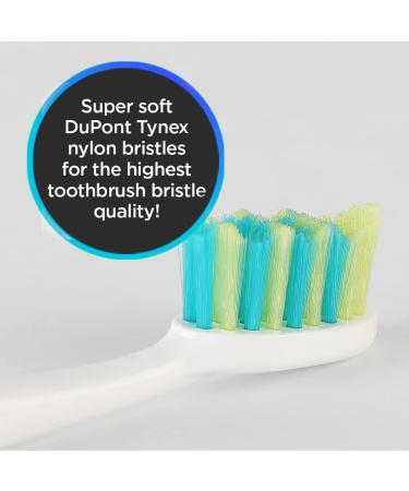 Voom Sonic Pro 7 Series Replacement Brush Heads with Advanced Soft Dupont Nylon Bristles - 6 Count - Buy Online on GoSupps.com
