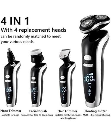 Buy Electric Razor for Men - 4D Electric Shaver & USB Rechargeable Hair Clipper - Professional Hair Trimmer & Cutter - Buy Online on GoSupps.com