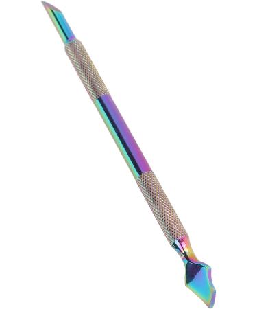 Cuticle Pusher Dual Sided Remover Cleaner Cuticle Pusher Edge Spoon Shaped Stainless Steel Manicure Nail Art Tool - Buy Online on GoSupps.com