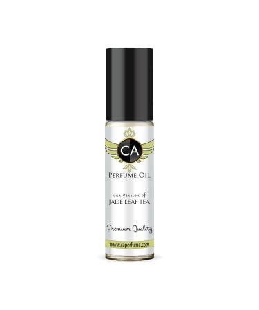 CA Perfume Impression of Jo M Jade Leaf Tea For Women & Men Replica Fragrance Body Oil Dupes Alcohol-Free Essential Aromatherapy Sample Travel Size Concentrated Long Lasting Roll-On 0.3 Fl Oz/10ml