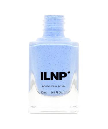 ILNP Bluebird - Perano Blue Speckled Nail Polish, Chip Resistant, 7-Free, Non-Toxic, Vegan, Cruelty Free, 12ml