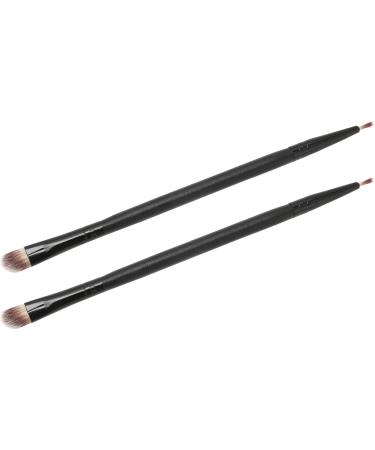 Professional Double Ended Eye Shadow Brush Makeup Tool for Easy Application Made of Fibers - Buy Online on GoSupps.com