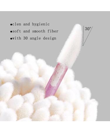 300 Pcs Disposable Lip Brushes - Glitter Crystal Rod Lip Gloss Applicators | Makeup Tool for Lipstick & Lip Scrub - Crystal Pink - Buy Online on GoSupps.com