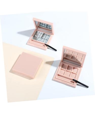 Angoily 6 Pcs Lip Balm Lotus Tealight Candle Holder Empty Eye Shadow Pallet Eye Shadow Box Square Platen 1 count (Pack of 1) Pinkx3pcs - Buy Online on GoSupps.com