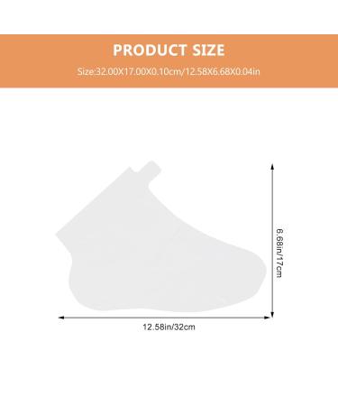 Lurrose Disposable Gloves Set - Premium Hand Covers for Paraffin Treatments Plastic Booties & Sock Stickers - Perfect for Pedicure Spa Accessory - Buy Online on GoSupps.com