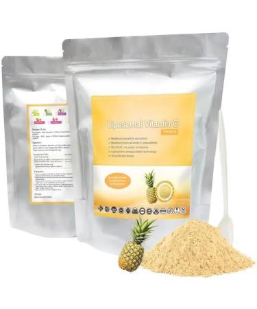 Vitamine C liposomale + poudre d'extrait standardis d'ananas - Poudre 150g pur 100% naturel sans additif - Pour soupe smoothies caf boissons p tisseries - Buy Online on GoSupps.com