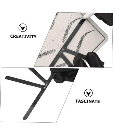 Ipetboom 5pcs Embroidery Eyebrow Ruler Eyebrow Stencil Make up Kit Eyebrow Position Ruler Tool Household Nose - Buy Online on GoSupps.com