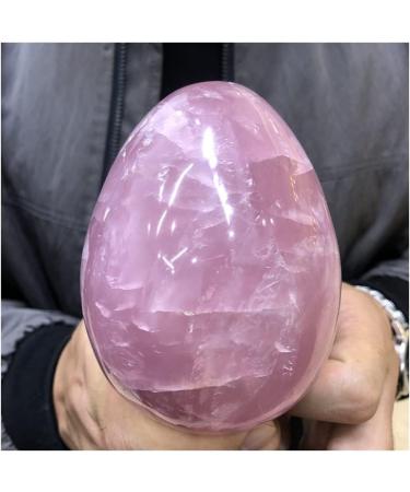 Natural Pink Rose Quartz Dragon Egg Crystal Specimen Quartz Crystal Egg 1pc kaixun (Size : 600g) - Buy Online on GoSupps.com
