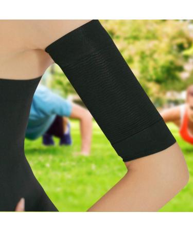 Healilly Black Hot Upper Arm Shaper for Women - Plus Size Weight Loss Compression Sleeves - Buy Online on GoSupps.com