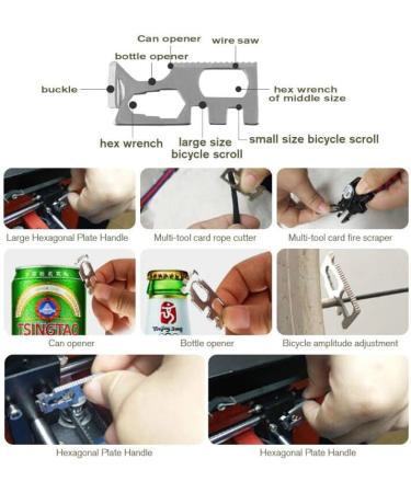 Flintronic 8-in-1 Survival Bracelet Kit | Paracord Survival Gear with Lighter Compass Thermometer Multitool LED Light & Waterproof Design - Ideal for Outdoor Adventures - Buy Online on GoSupps.com