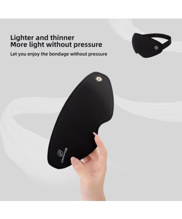 Heated 3D Blackout Memory Foam Eye Mask for Deep Relaxation - Ideal for Nap, Travel, Migraine Relief & Dry Eyes - Buy Online on GoSupps.com