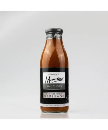 Mumtaz LAMB CHOPS Marinade Sauce 500g 15 Minute Magic Marinade Medium Spiced BBQ-Grill-Roast-Stir or Air fry All Natural Ingredients Gluten Free Vegan Friendly.