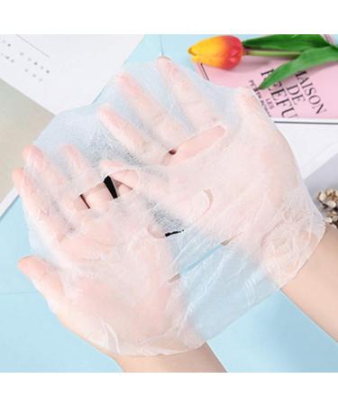 Lurrose 100 PCS Ultra-Thin Silk Facial Masks - Natural DIY Skin Care - Compressed White Masks for Glowing Skin - Buy Online on GoSupps.com
