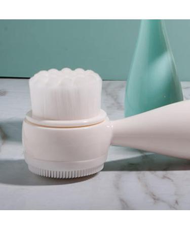 Manual Face Brush Cleanser Dual Purpose Beauty Facial Cleanser Gentle Removal Blackhead Chubby Plum Blossom Face Brush for Facial Scrub Exfoliating Massaging C - Buy Online on GoSupps.com