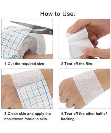 Mesh Breathable Non-Woven Tape Adhesive Bandage Roll - Flexible Second Skin Healing Dressing | International Shipping Available - Buy Online on GoSupps.com