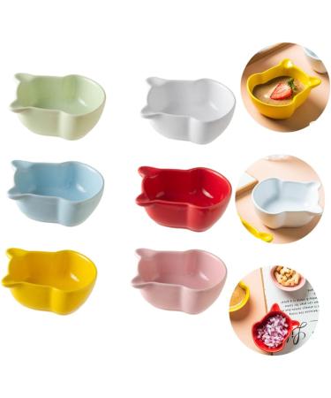 Zerodeko 12 Pcs Ceramic Saucer Sashimi Plate Condiment Server Dish Salt Saucer Tasting Dishes Sushi Dipping Bowl Sauce Dishes Jumbo Easter Eggs Wasabi Dish Small Dish Seasoning Ceramics 8.5X3X3CMx2pcs Assorted Colorx2pcs - Buy Online on GoSupps.com
