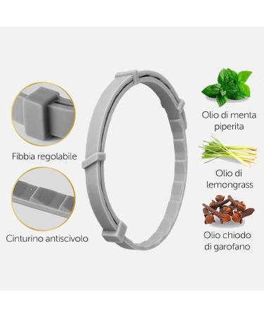 Buy Syang Teck Neck Band for Dogs & Cats - 2 Anti-Parasite Collars 8-Month Protection Adjustable Fluorescent Red & Gray - Buy Online on GoSupps.com