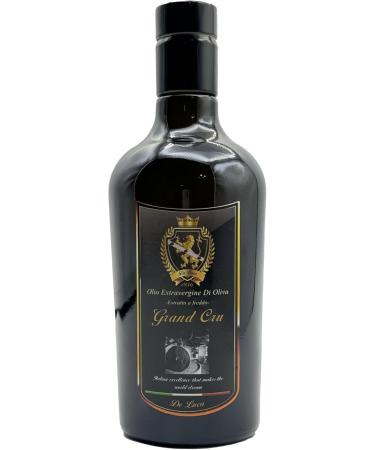 De Luca Grand Cru Extra Virgin Olive Oil 100% Italian Caroleian monoculture cold-extracted produced in Calabria De Luca Italian excellence that makes the world dream (500 ml)