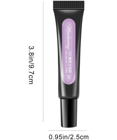 Nail Polish Gel - Long-Lasting Healthy Resin Nail Gel | Highly Pigmented Nail Polish Gel No Leakage Create Various Manicures Stereo Adhesive Nail Polish Gel for Manicure Art Design Nicything 07 - Buy Online on GoSupps.com