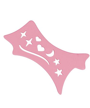 GUANGLU Winged Eyeliners Tool - Soft Precision Eyeliners Tool Contour Eye Liners Guide Reusable Cleaning Cloths for Women Pink