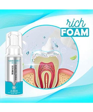 Deep Cleaning Foam Toothpaste - Whitening & Intensive Stain Removal | 60ml Teeth Whitening Solution - Buy Online on GoSupps.com