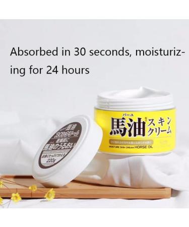 Horse Oil Moisturizing Cream Horse Oil Cream (220g) from japan (1Pcs L) 1pcs 5.91 l (Pack of 1) - Buy Online on GoSupps.com