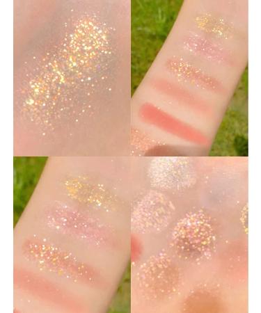 Lovelycat 9 Colors Glitter Eyeshadow Makeup Palette Matte High Pigmented Colorful Creamy Texture Eye Shadow Powder Natural Waterproof Long Lasting Eyeshadow Powder Cosmetics (E) - Buy Online on GoSupps.com