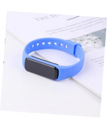 Kisangel Kids Digital Fitness Tracker Watch - Waterproof Smart Children s Wristband with Colorful Lights 23*2cm Blue - Buy Online on GoSupps.com