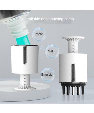 Ficher 2-in-1 Hair Treatment Massager Brush | Adjustable Scalp Medicine Applicator for Solid & Liquid Gel - International Shipping Available - Buy Online on GoSupps.com