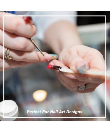 Nail Art Liner Brushes Set - 3Pcs for Thin Long Fine Lines - UV Gel Polish Painting Design - Dotting Drawing Pen - Nail Brushes for Art (7/9/12mm) - Buy Online on GoSupps.com