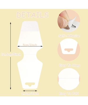 100PCS White Self-Adhesive Jewelry Packaging Cards for Small Business - Keychain, Bracelet, Necklace, Choker, Scrunchies, Hair Accessories Display - Free Shipping - Buy Online on GoSupps.com