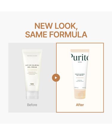 PURITO Oat-in Calming Gel Cream 100ml - Vegan Facial Moisturizing Cream with Natural Ingredients - Buy Online on GoSupps.com