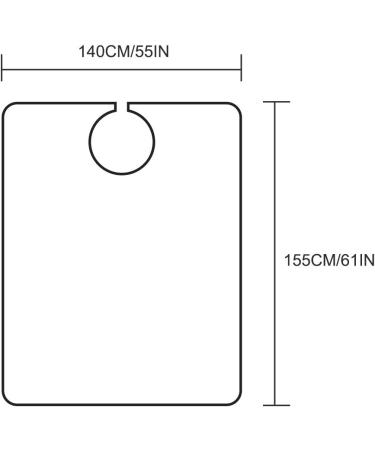 Professional Barber Cape for Haircuts | Adjustable Snap Closure | 63x57 Inch Hairdressing Cape - Ideal for Hairstylists | Hip-Hop Style - Buy Online on GoSupps.com