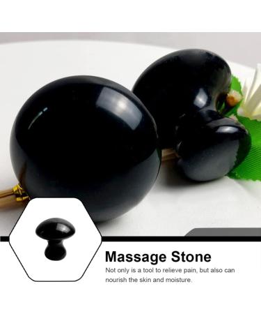 Premium Mushroom Shaped Massage Stone | Gua Sha Facial Massager for Skin & Body | Smooth Scraping Tool for Beauty & Relaxation - Buy Online on GoSupps.com