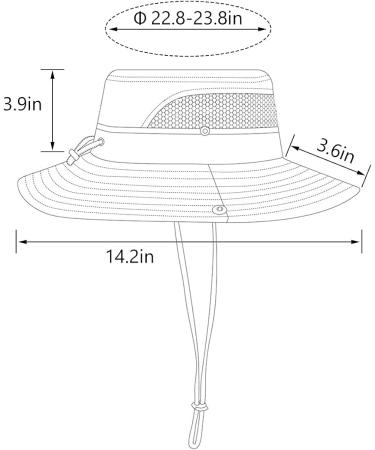3 Pack Mens Boonie Sun Hat UV Protection for Fishing, Hiking, and Gardening - Dark Grey, Light Grey, Army Green - Buy Online on GoSupps.com