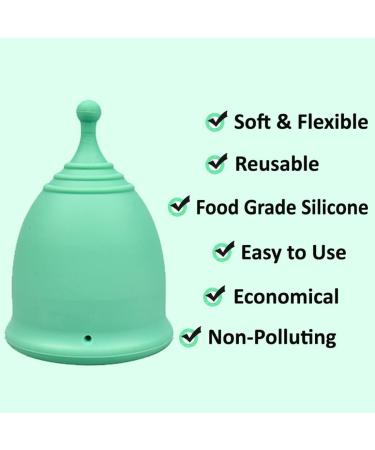 Buy SHORDY Menstrual Cup (Small) - Eco-Friendly Copa Kit for Women Up to 12 Hours Comfort Soft & Flexible - International Shipping Available - Buy Online on GoSupps.com