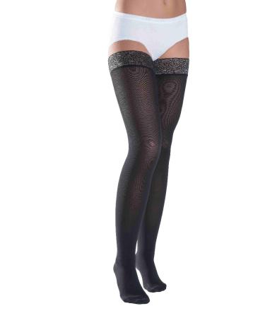 Compression stockings SIGVARIS MAGIC - AG Schenkelstrumpfe / KKL2 / X -Large Plus / Marine / Closed footpace / Long / Sensinova Hab.