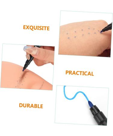 FOMIYES 20 Pcs Eyebrow Marker Pen Salon Mapping Pen Pen Plastic Oil Pen Eyebrow Pencil - Buy Online on GoSupps.com