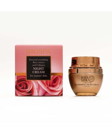 Nourishing Night Cream with Rose Extract & Collagen For Moisturizing Mature Skin