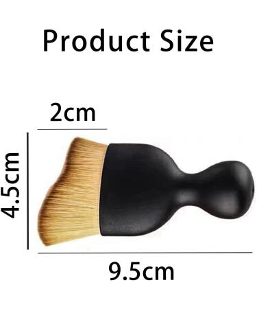 Tan Brush Tanning and Makeup Brush Face Brush Angled Flat Foundation Brush Blush Buffing Brush for Cosmetics Blending Liquid Powder Cream Tan Applicator for Self Tanning Hands Feet Face Body & Leg - Buy Online on GoSupps.com