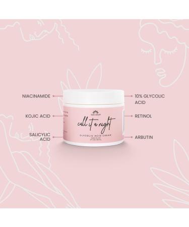 Skin Deva Glycolic Acid Cream - Exfoliate, Brighten, Correct Dark Spots, Even Skin Tone, Reduce Pores - With Natural Ingredients - Buy Online on GoSupps.com